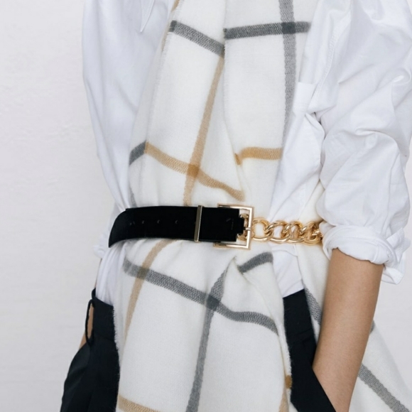 zara chain belt